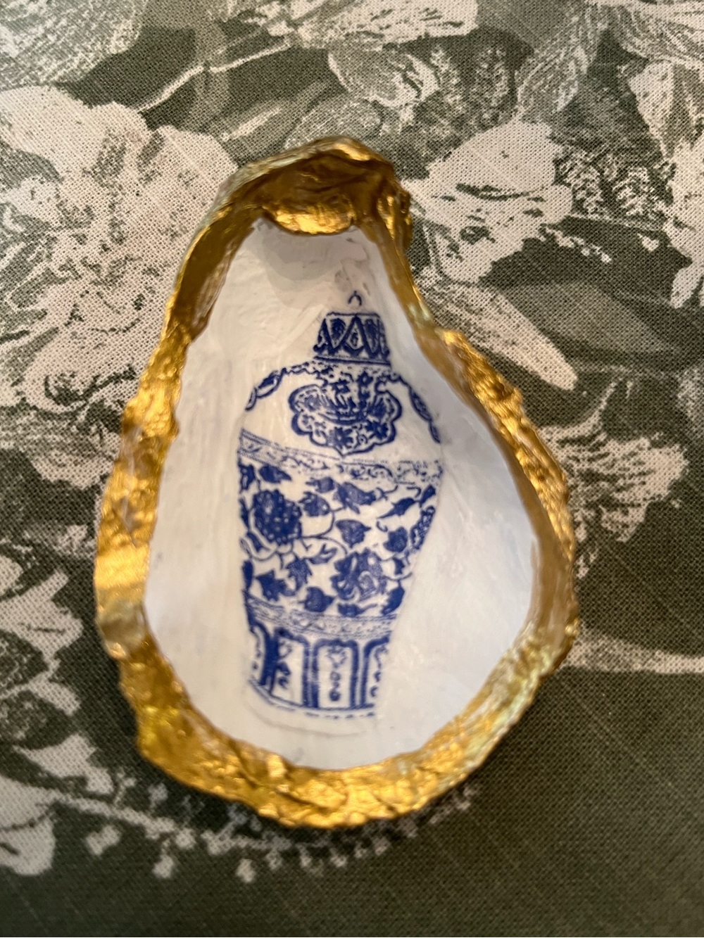 ⚠️ 5/25$ Chinoiserie vase decor oyster shell